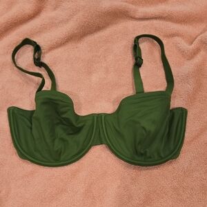 Cupshe Olive Green Swim Bra